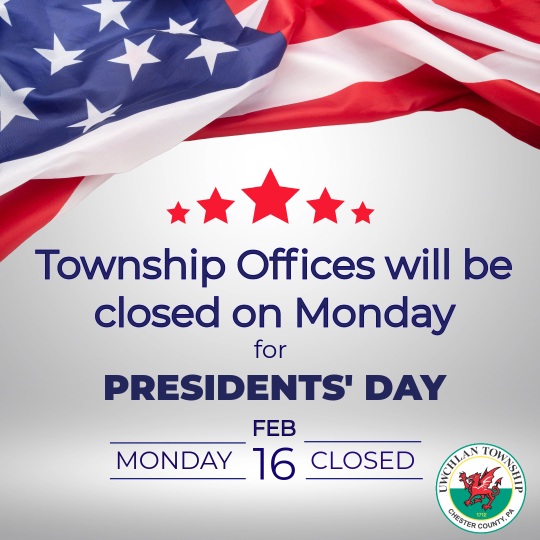 Announcement for Presidents Day